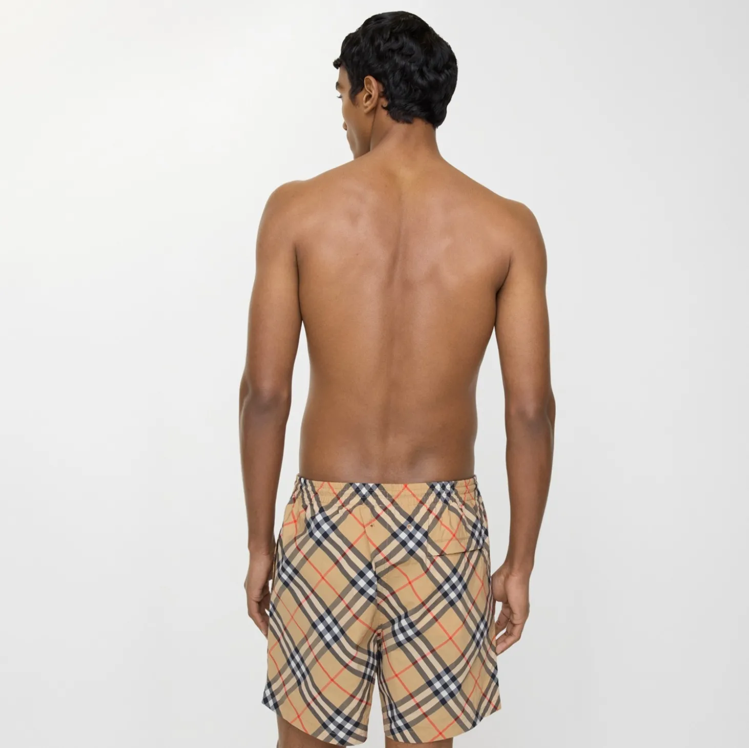 Check Swim Shorts