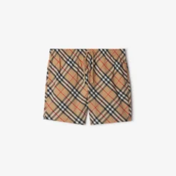 Check Swim Shorts