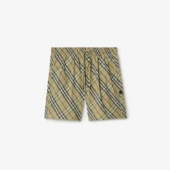 Check Swim Shorts