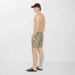 Check Swim Shorts