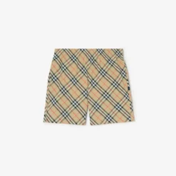 Check Swim Shorts