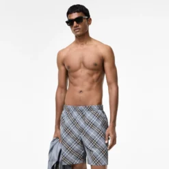 Check Swim Shorts