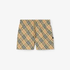 Check Swim Shorts