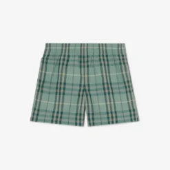 Check Swim Shorts