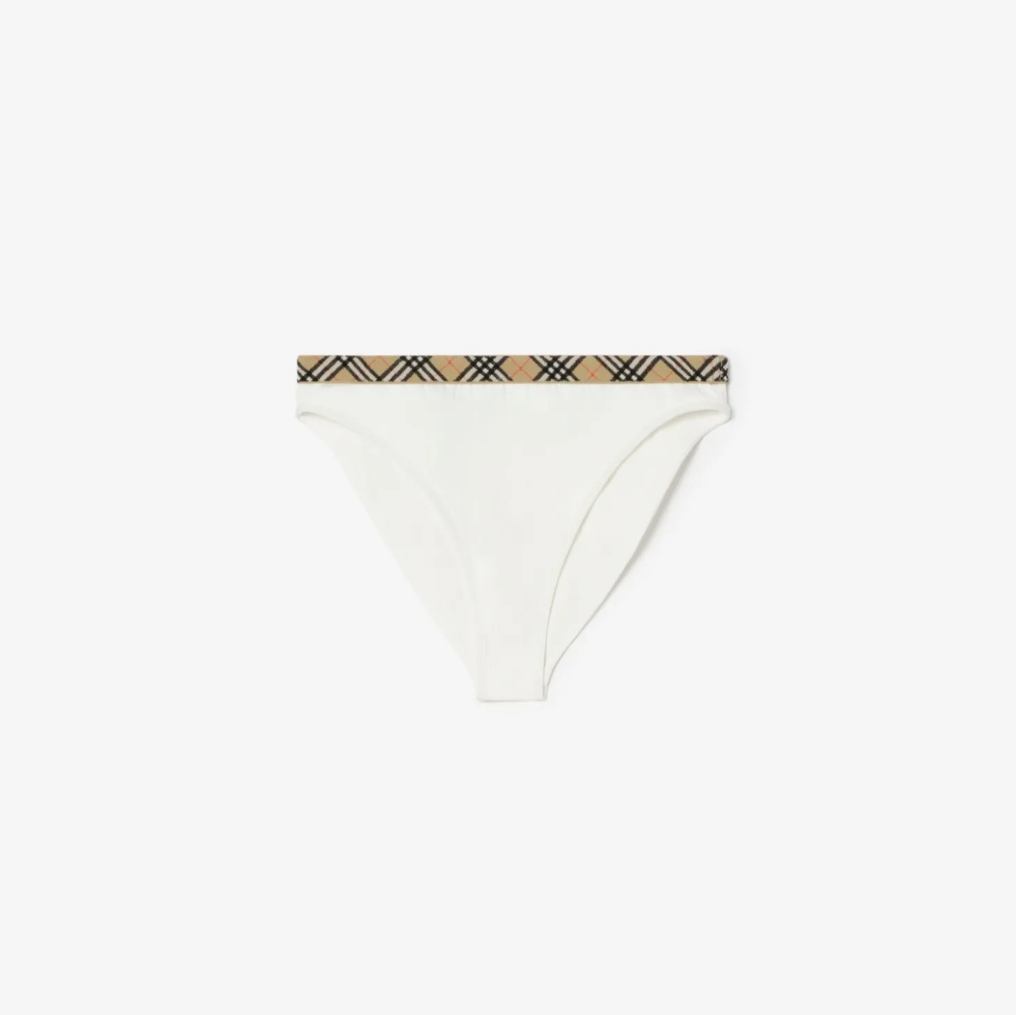 Check Trim Bikini Briefs