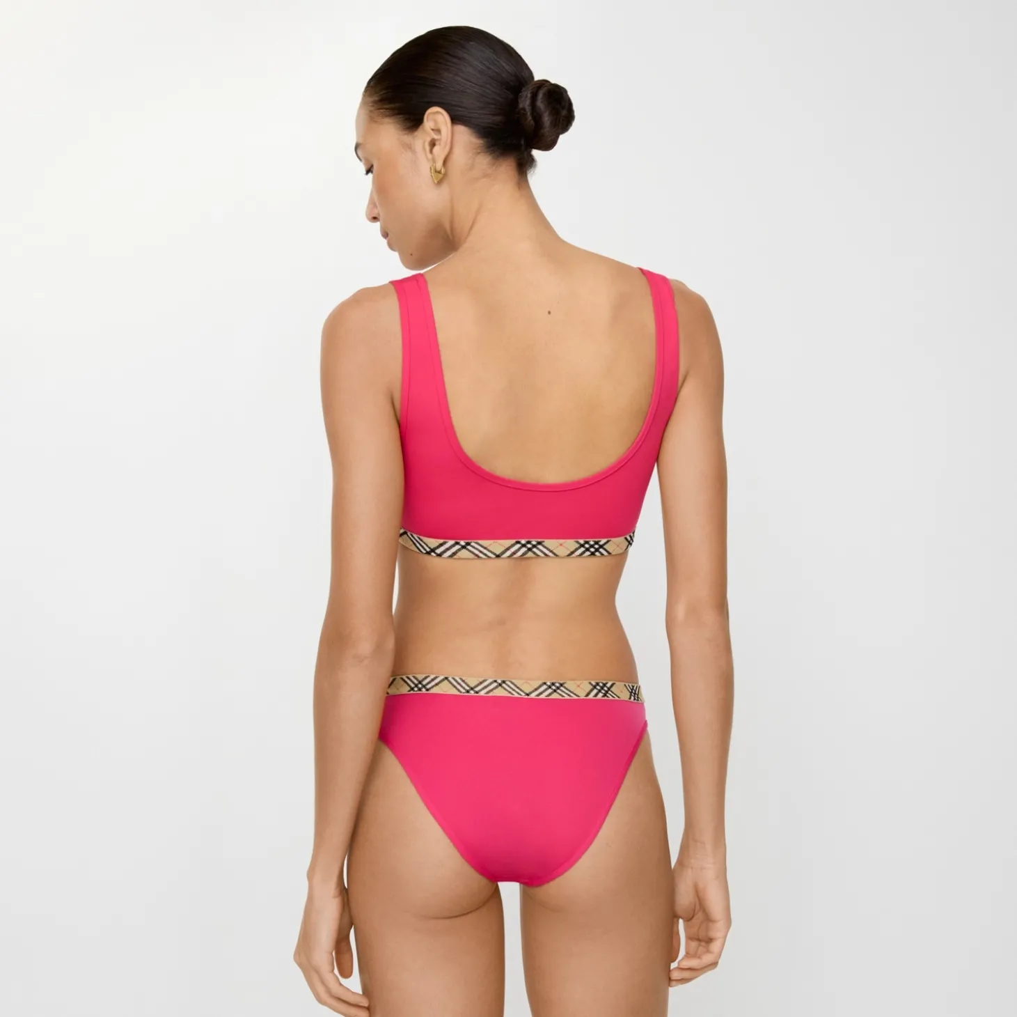 Check Trim Bikini Briefs