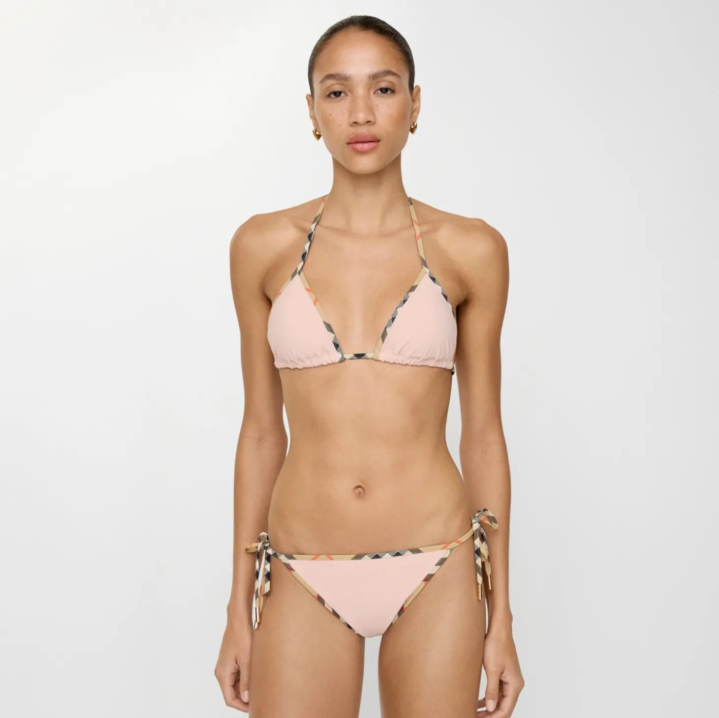 Check Trim Bikini Briefs