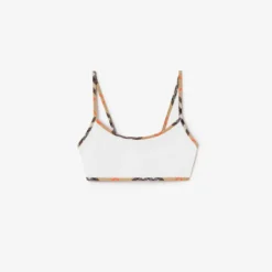 Check Trim Bikini Top