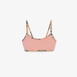 Check Trim Bikini Top