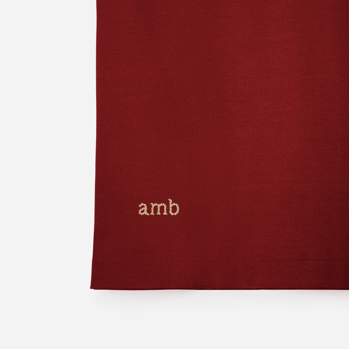 Check Trim Cotton Polo Shirt