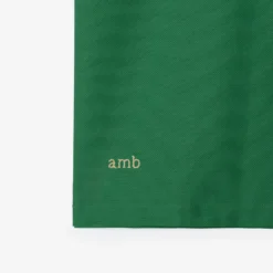 Check Trim Cotton Polo Shirt