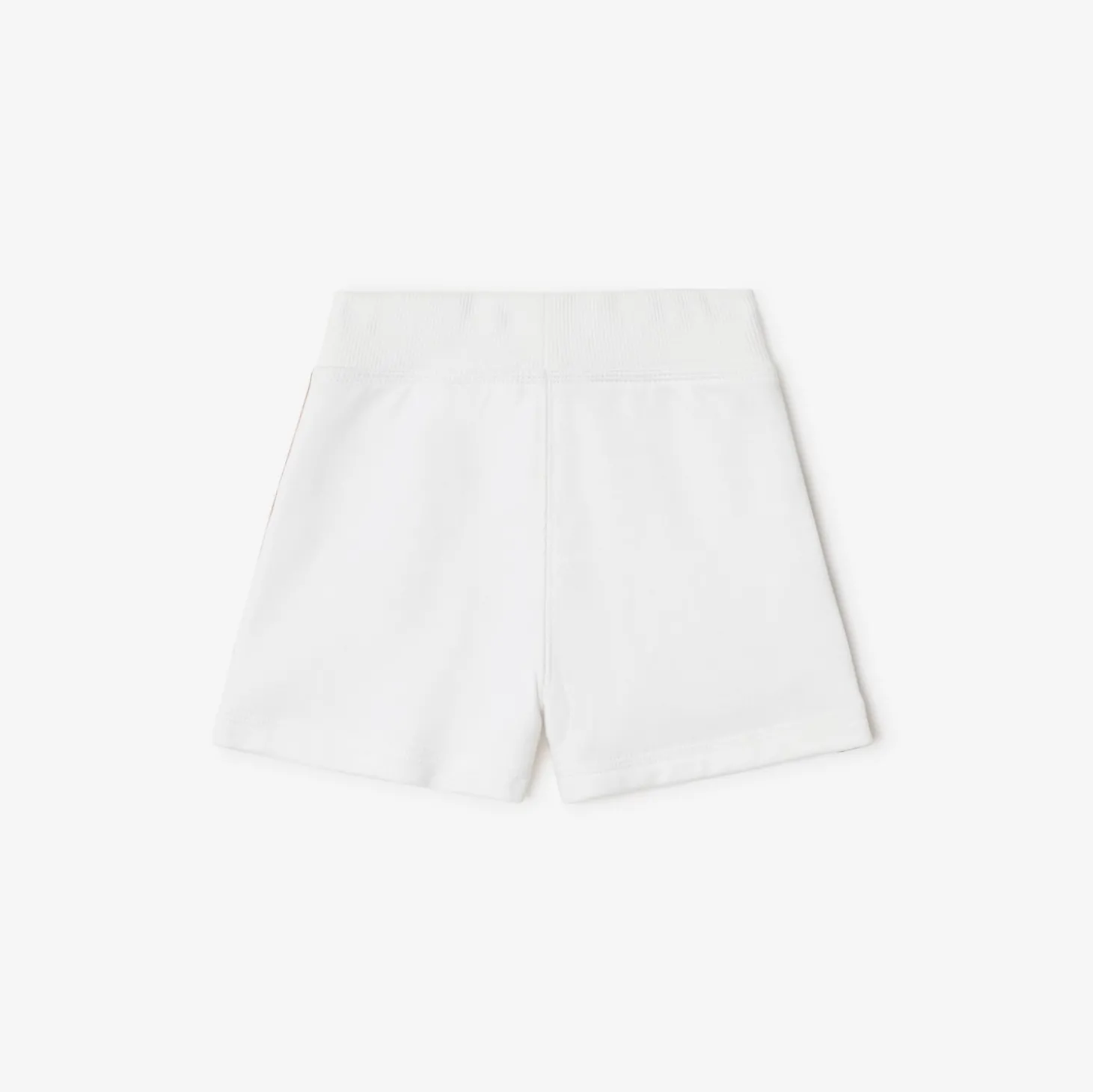 Check Trim Cotton Shorts