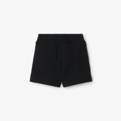 Check Trim Cotton Shorts