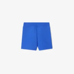 Check Trim Cotton Shorts