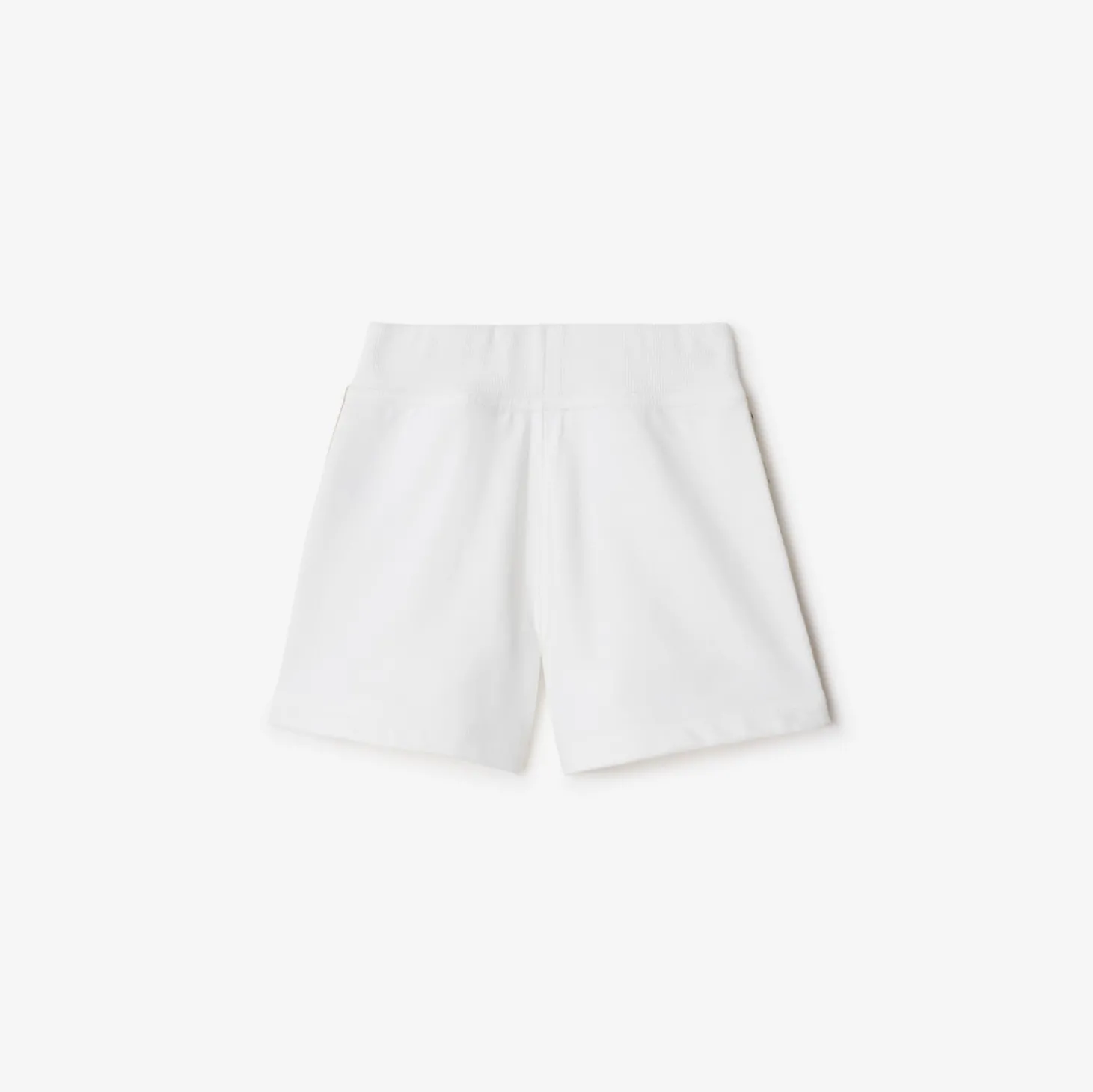 Check Trim Cotton Shorts