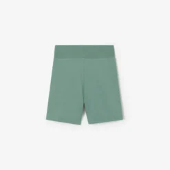 Check Trim Cotton Shorts
