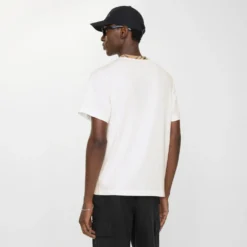 Check Trim Cotton T-shirt