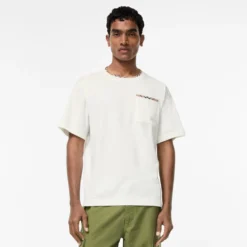 Check Trim Cotton T-shirt