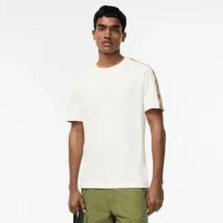 Check Trim Cotton T-shirt