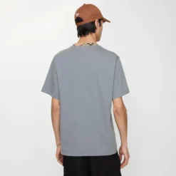 Check Trim Cotton T-shirt