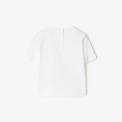 Check Trim Cotton T-shirt