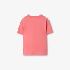 Check Trim Cotton T-shirt