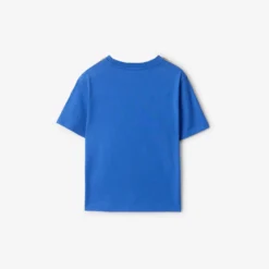 Check Trim Cotton T-shirt