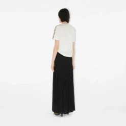 Check Trim Cotton T-shirt