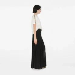 Check Trim Cotton T-shirt