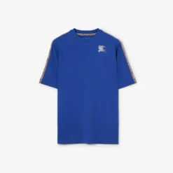 Check Trim Jersey T-shirt