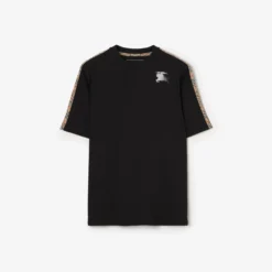 Check Trim Jersey T-shirt