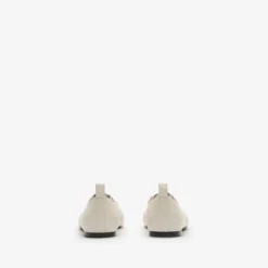 Check Trim Leather Robin Ballerinas