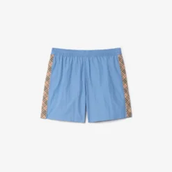 Check Trim Swim Shorts