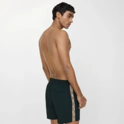 Check Trim Swim Shorts