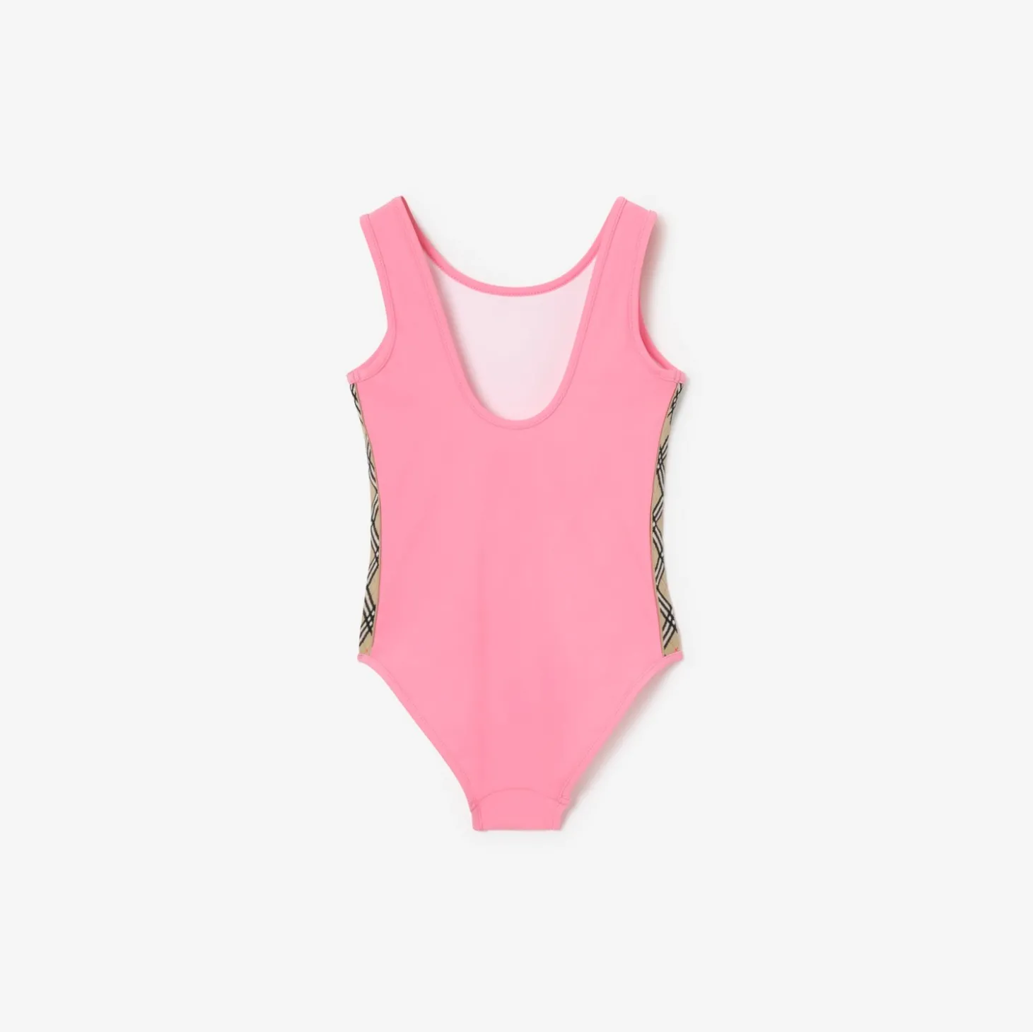 Check Trim Swimsuit