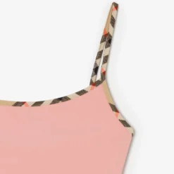Check Trim Swimsuit