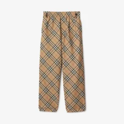 Check Twill Trousers