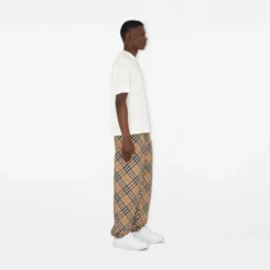 Check Twill Trousers