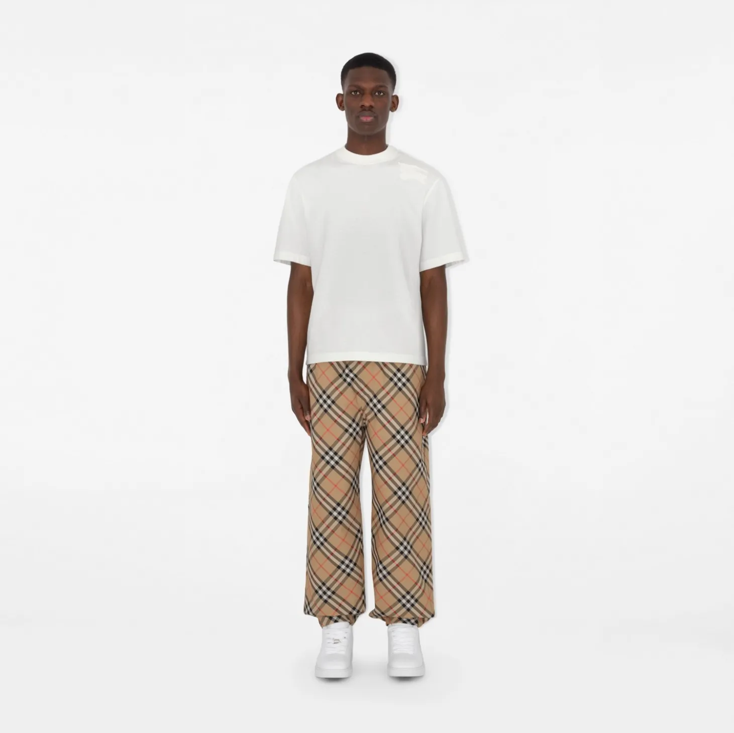 Check Twill Trousers