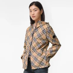 Check Whitstable Hooded Jacket