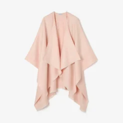 Check Wool Cashmere Cape