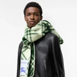 Check Wool Scarf