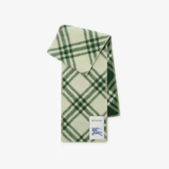 Check Wool Scarf