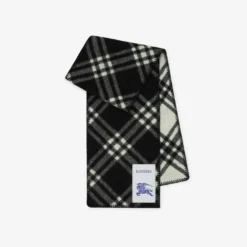 Check Wool Scarf