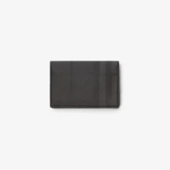 City Check Bifold Card Case