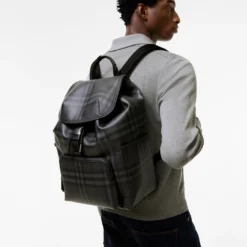 City Check Clip Backpack