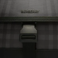City Check Messenger Bag