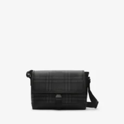 City Check Messenger Bag