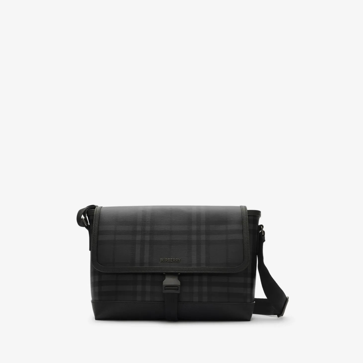City Check Messenger Bag