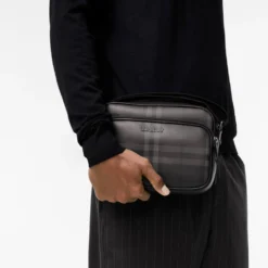 City Check Pocket Crossbody bag